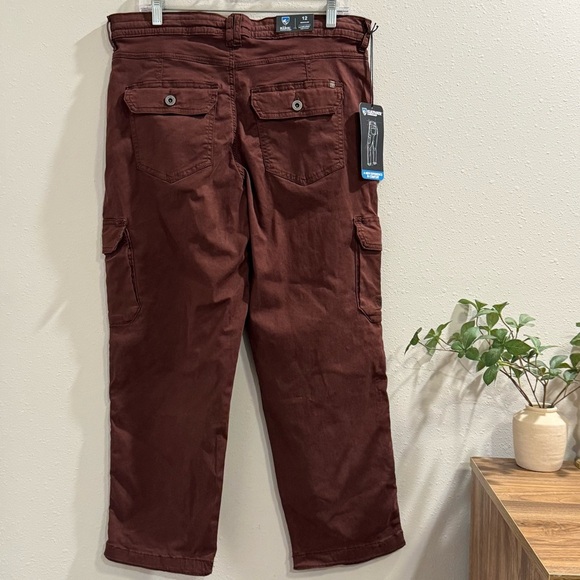 Kuhl NWT Women 12 Chicory Kultivatr Kargo Cargo Crop 6412 Pants Outdoor Comfort - Picture 2 of 11
